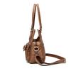 Shoulder Bag Women's Vintage Large Capacity Tote Bag Mother Bag Multi-Pocket Crossbody Bag