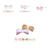 Transparent Rimless Women Glasses Oversized Clear Lens Sunglasses Gradient Color
