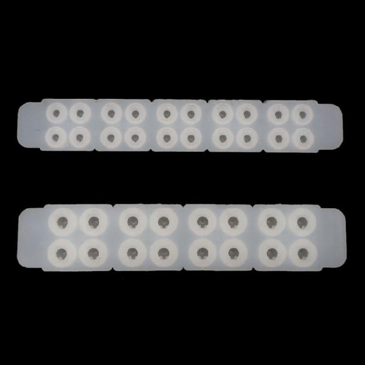 

Skull Head Beads With Hole Epoxy Resin Silicone Mould Handmade Craft DIY Jewelry 1