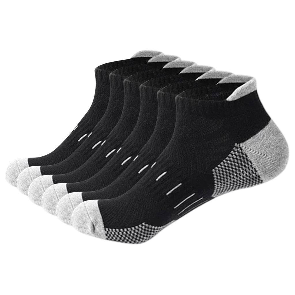 Unisex No-Show Running Socks for Men and Women, Low-Cut Athletic Socks for Travel, Jogging and Sports
