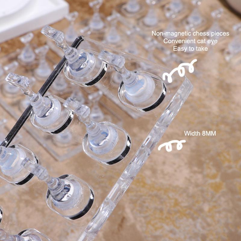 5/10 Grid Non-Magnetic Nail Stand Nail Sample Display Stand Nail Training Stand With Tray For Nail Polish Tips Nail Painting