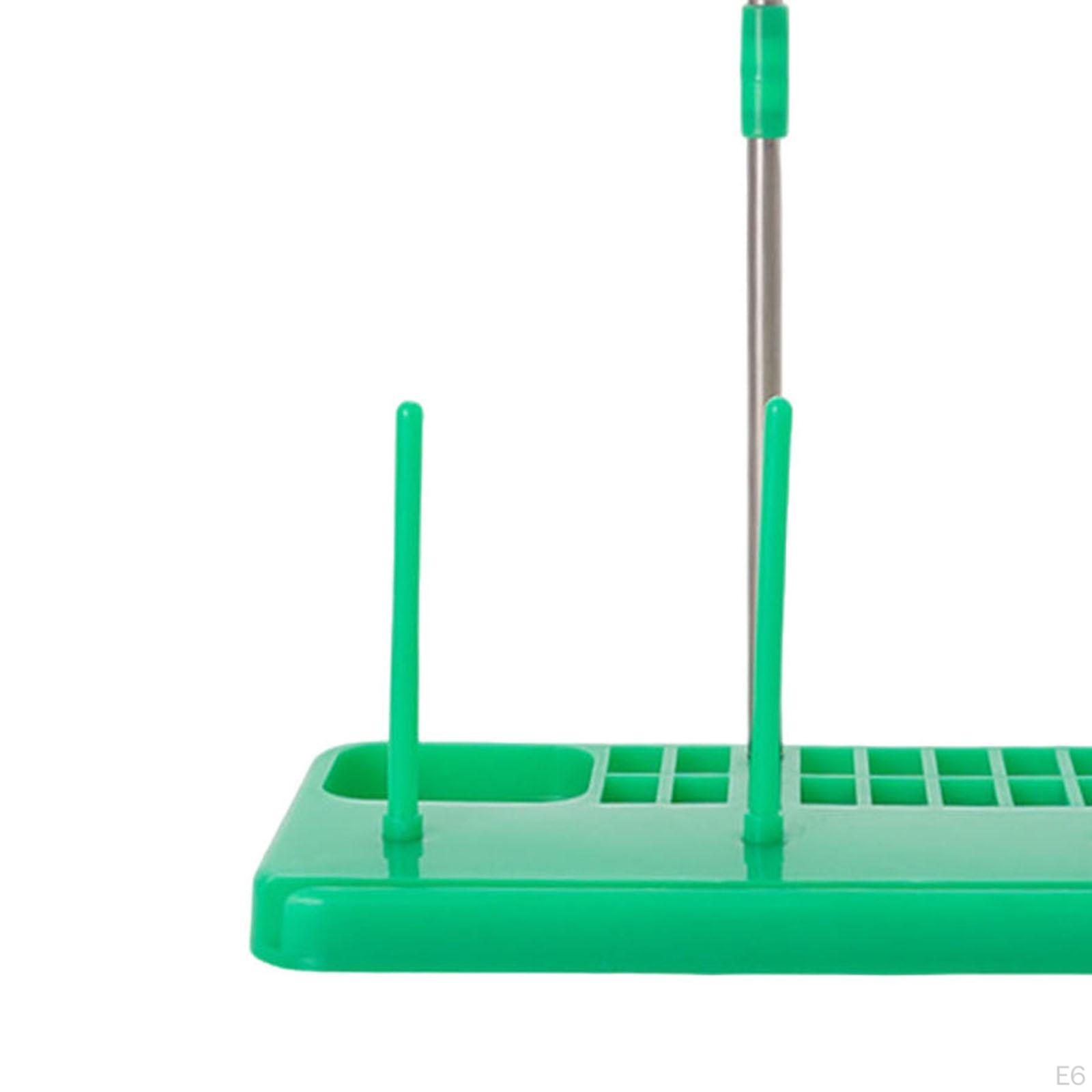 Подставка-органайзер для швейных ниток со съемным держателем катушек синий — фото 7