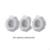 3 Pieces Sink Overflow Cover Basin Trim Practical Creative Remplacement Round Caps Insert in Hole