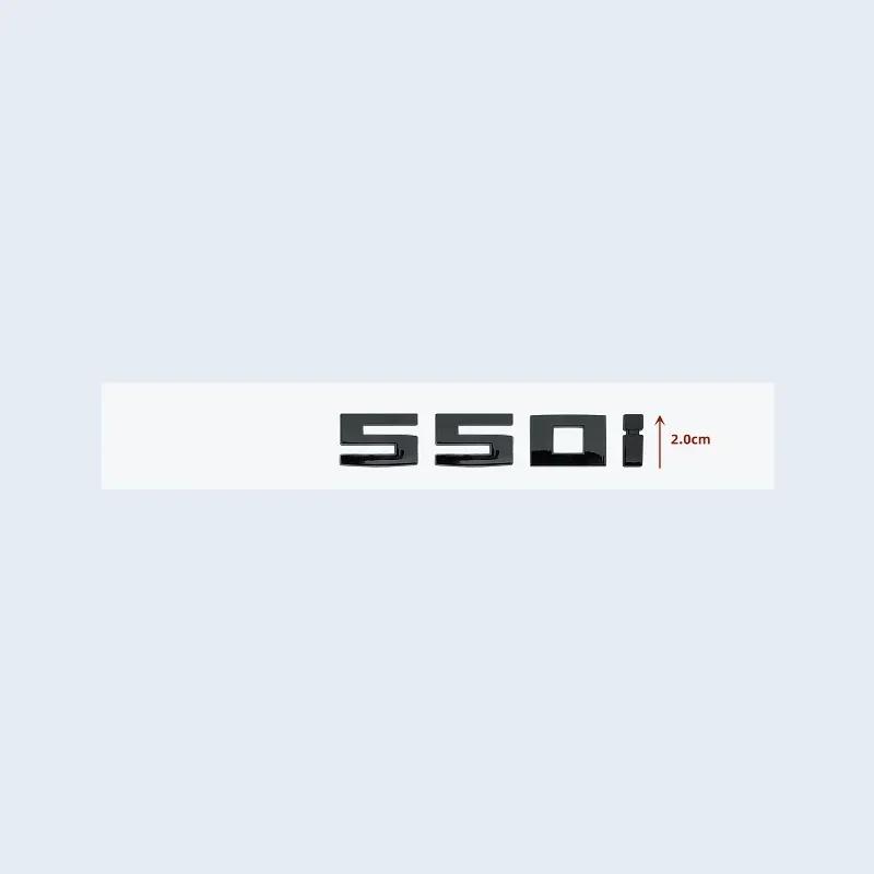 

New Glossy Black 3D Letters Numbers M850i M760Li M550d M550i M440d M440i V12 Emblem for BMW 8 7 5 4 series Car Trunk Sticker glossy black