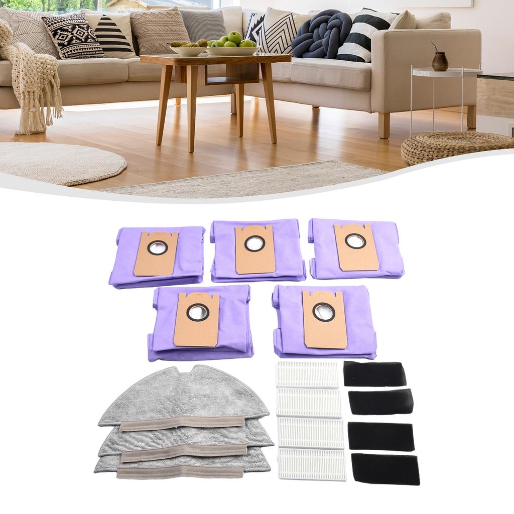 1 Set For RoboVac LR30 For Hybrid/LR30 For Hybrid+ LR20 Mopping Cloth Filter Kit Vacuum Cleaner Accessories To Replace