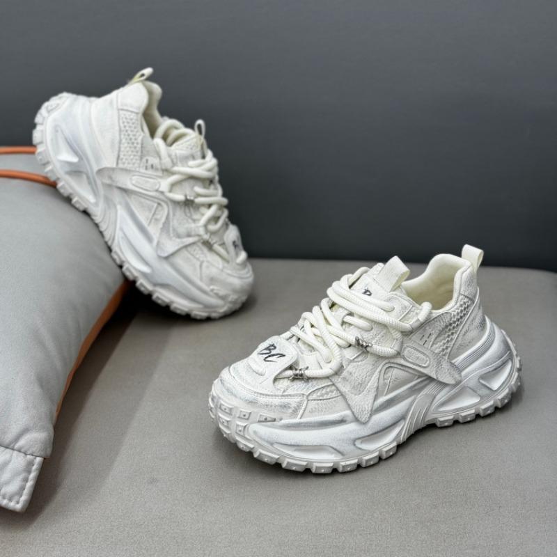 Men's shoes high-end autumn and winter platform rebound dad shoes muffin shoes young and comfortable casual sports shoes