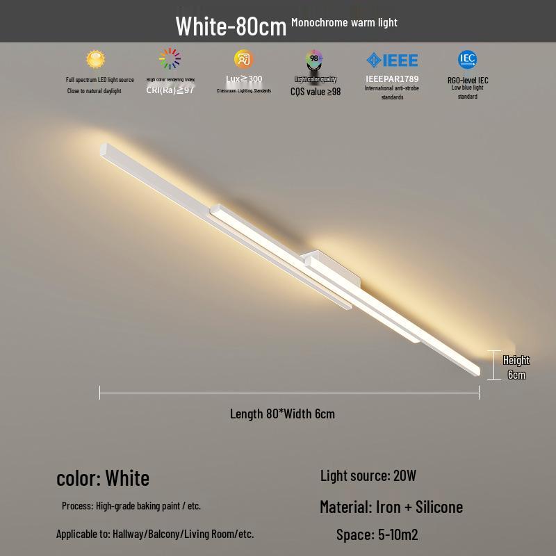 2025 Modern Minimalist Hallway & Corridor Light - Simple Design for Entrance, Balcony & Wardrobe Spaces