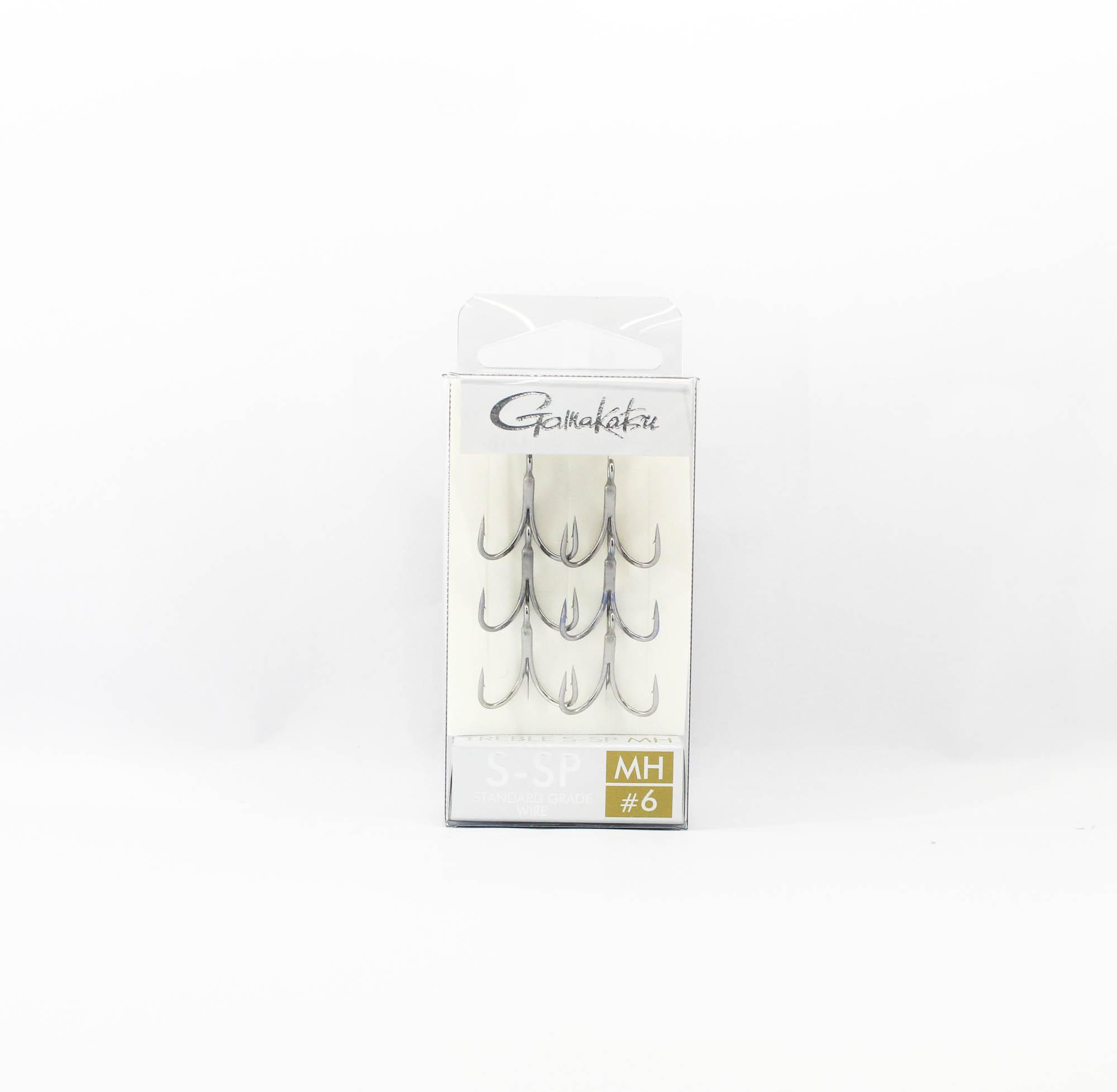Gamakatsu 68959 Treble Hook S-SP MH Size 6 (3339)