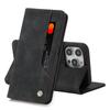  Vintage Strong Magnetic Wallet Case for iPhone 17 & Samsung S25 Ultra - Retro Flip Leather Card Holder Cover