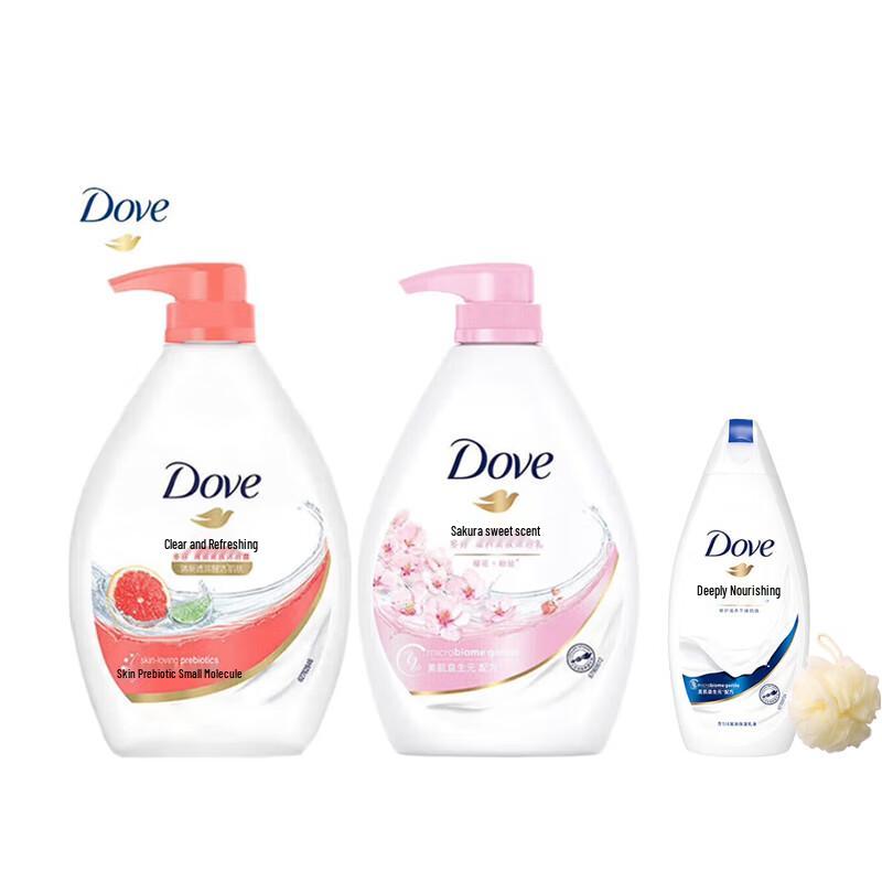 

Dove Pure Refreshing & Cherry Blossom Shower Set
