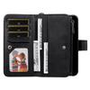 Applicable to iPhone17 mobile phone leather case 16Pro multi-function zipper wallet split magnetic two-in-one card