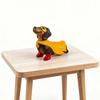 Hero Inspired Dachshund Ornament Yellow Cloak Red Boots Sausage Dog