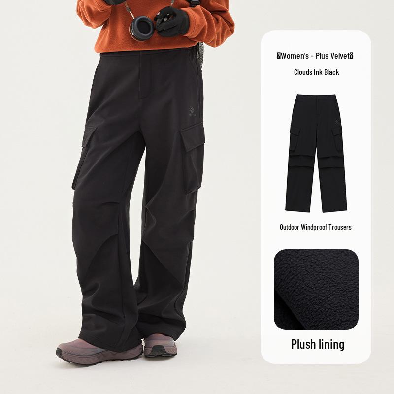 TECTOP Women s Windproof Water-Repellent Softshell Pants for Hiking, Skiing & Mountaineering L