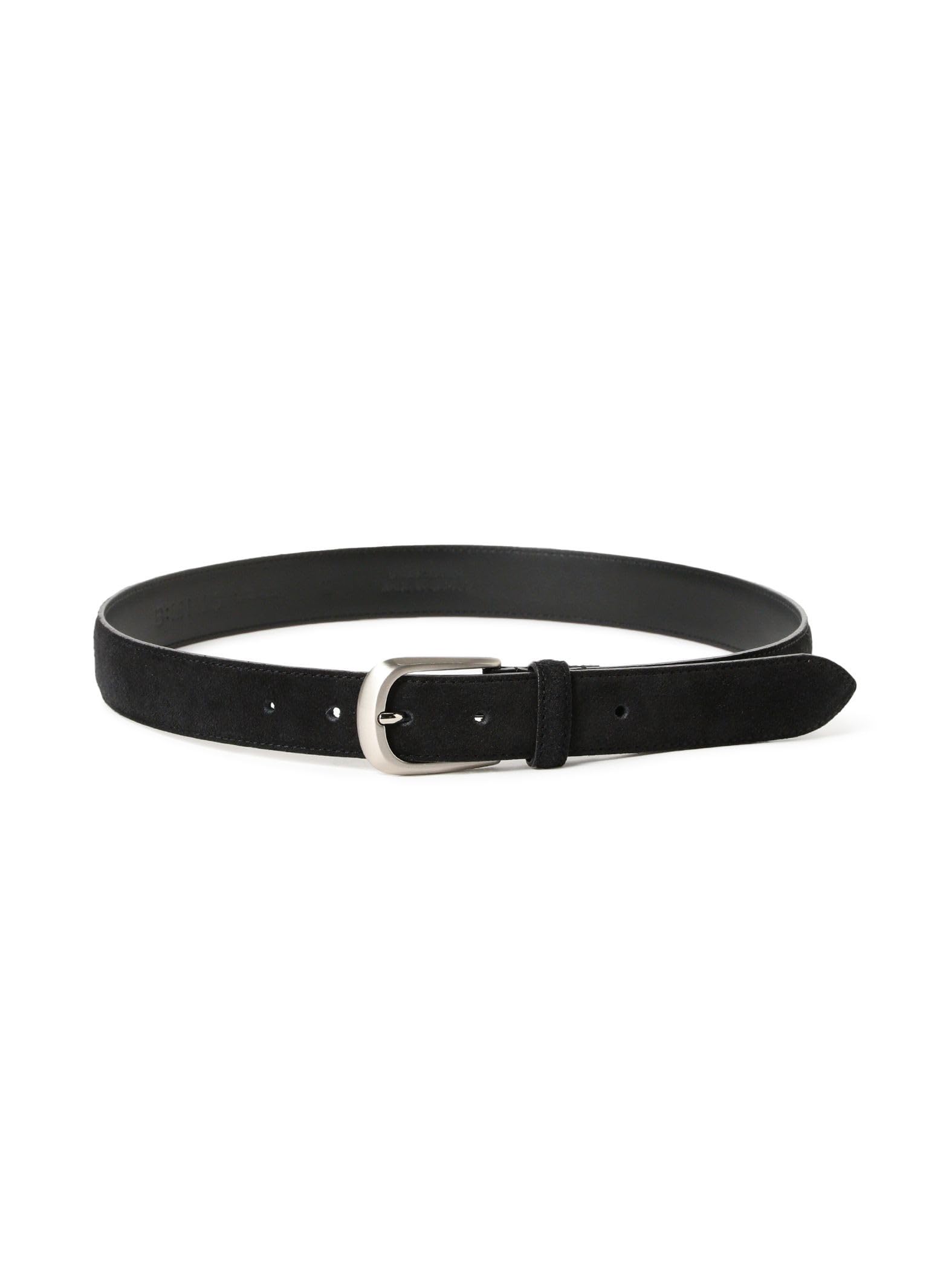 [B:MING LIFE STORE by BEAMS] Leather Belt, Velour Leather Dress Belt, 25SS, Men s, DARKBROWN, L