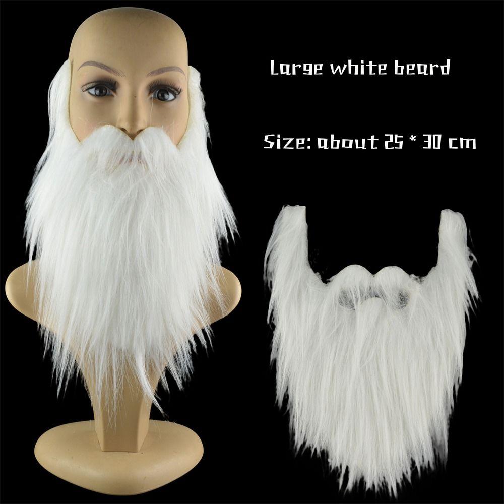Artificial Cosplay DIY Fancy Dress Fake Beard Simulated Beard Handmade Mustache Long Fluff Beard