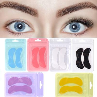 Patch Gel Patch pour Extension de Cils Anti-rides Greffage de Cils Patch pour les Yeux Silicone Recyclable Pads pour les Yeux Femmes