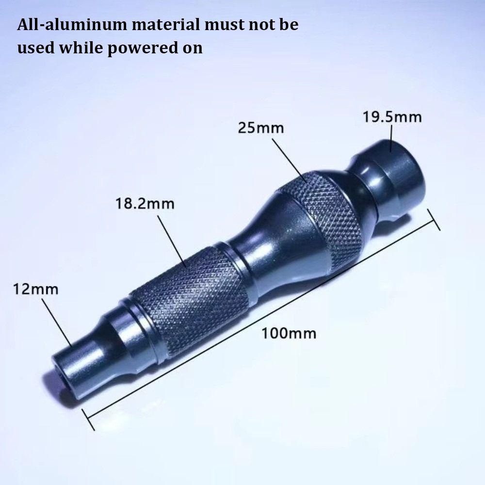 6.35mm Screwdriver Handle Aluminum Alloy Auto Locking Auto Lock Screwdriver Ergonomic Grip Grip Magnetic Screwdriver Open Tools