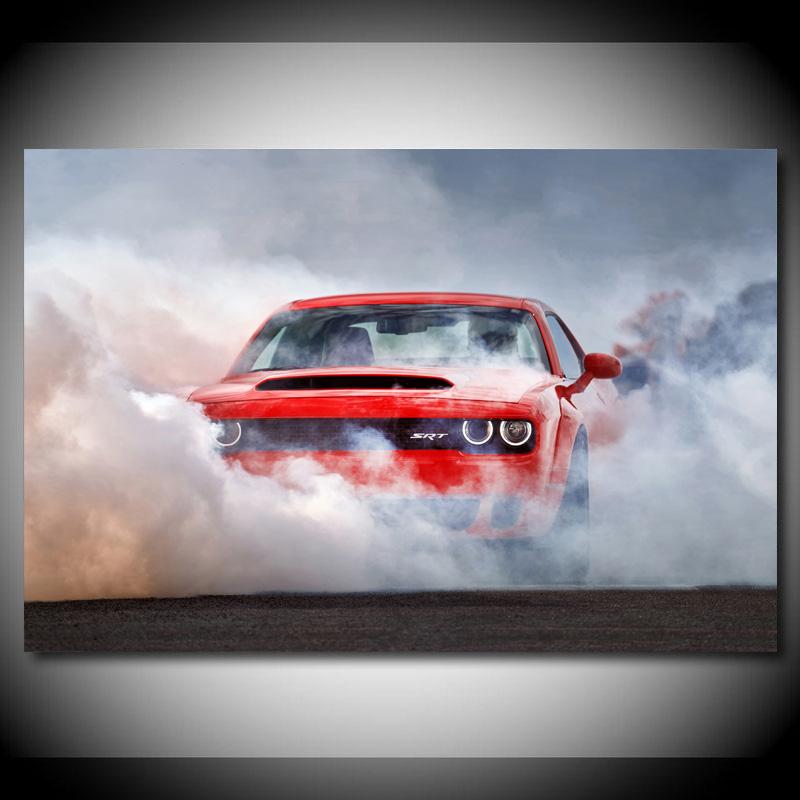 

Arrastre Muscle Car Pictures Крутой Подарок Домашний декор Печать Настенное искусство Модульный плакат Живопись Cuadros On Canvas Гостиная