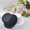 Mini Top Hat 9cm EVA Baby Toppers for Dolls Crafts Black/White Pet Costume Accessory