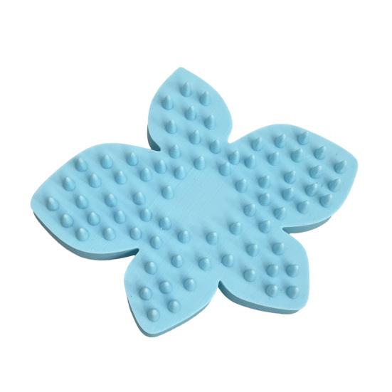 

Расческа для ухода за домашними животными, форма цветка, пластиковая, распутывающая, массажная щетка, щетка от линьки для кошек, удаляет колтуны, спутанность, лишнюю шерсть для кошек с короткой и длинной шерстью небесно-голубой