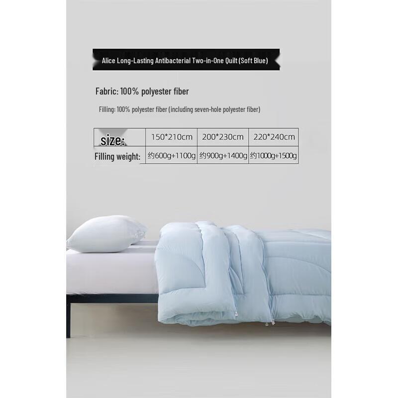 

Mercury Home Textiles Alice Antibacterial Fiber Quilt