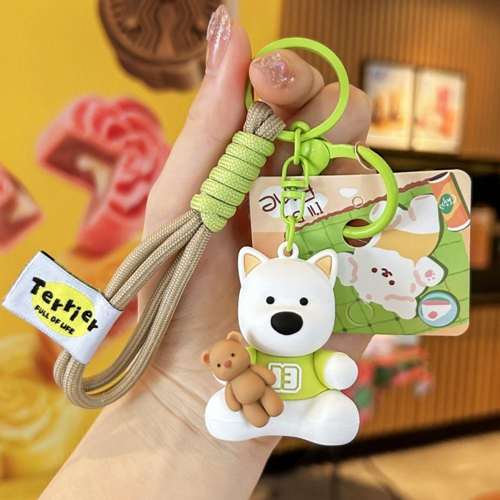 Anti-loss Puppy Doll Key Ring Cartoon Cute Bag Pendant  Backpack Decor