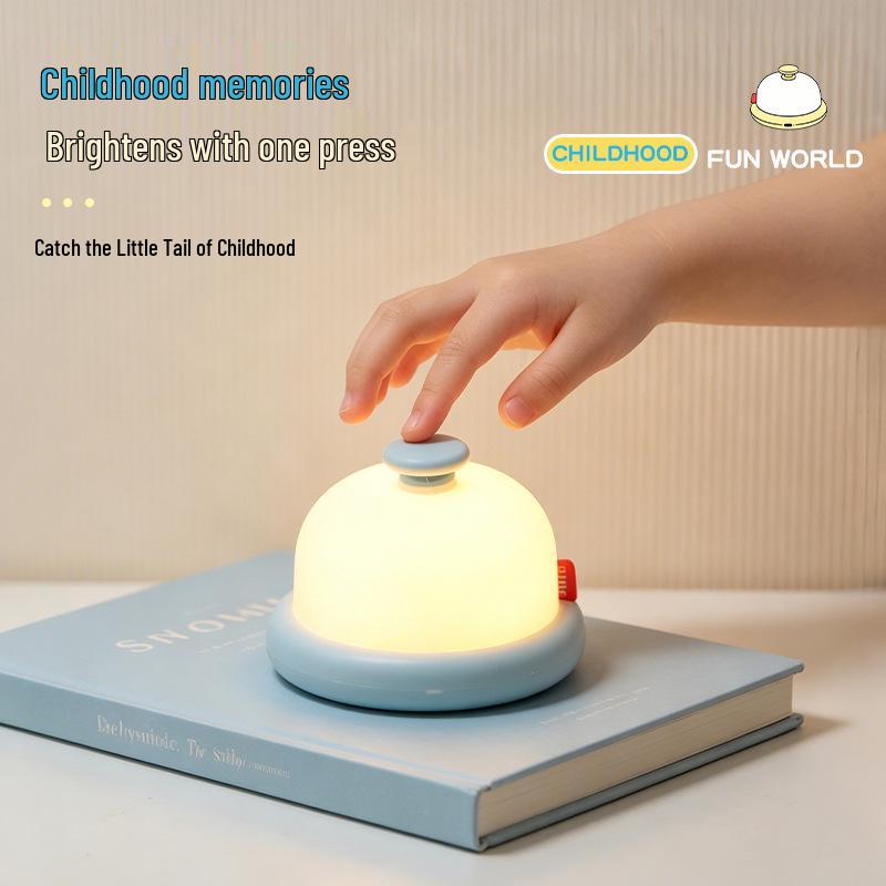 Magnetic Silicone Tap Lamp: Creative Night Light for Children's Bedroom