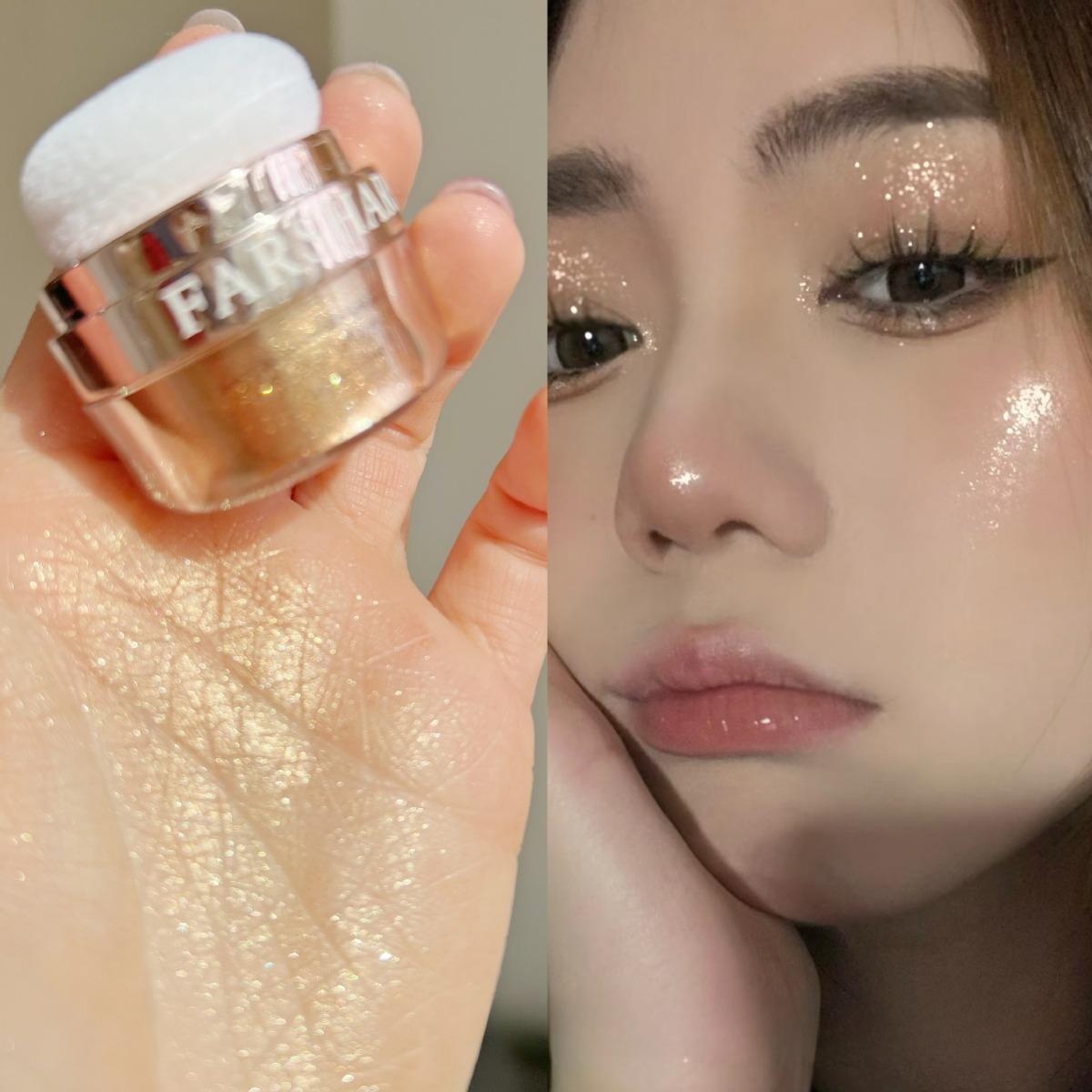 

Блискучий феєричний хайлайтер, весільний хайлайтер, тілесний хайлайтер для блискучого вигляду золотий