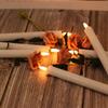 1/24pcs LED Flameless Taper Candles Lights 3D Wick Battery Christmas Simulation Long Candles Window Electric Candles Lamps