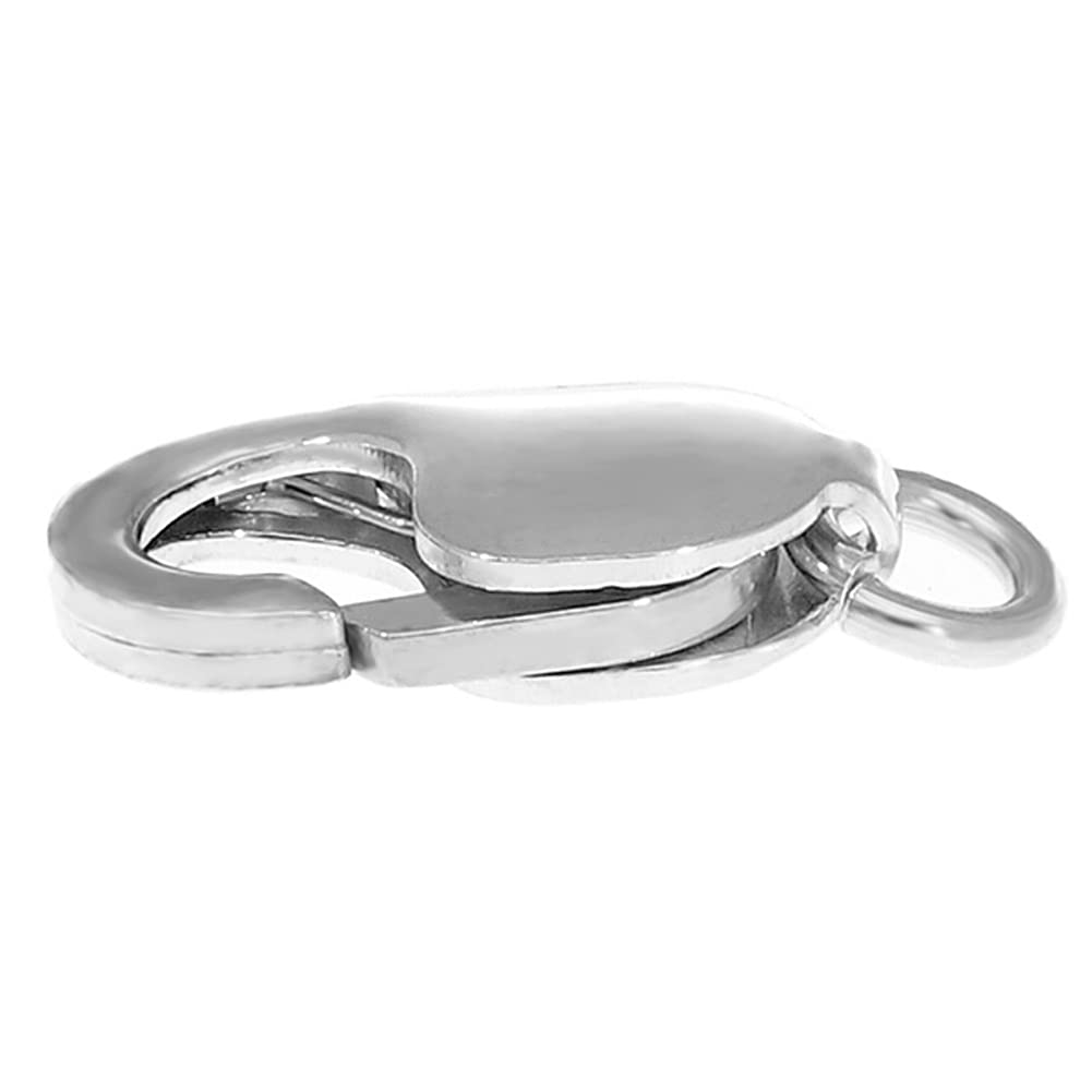 Shinjuku Gin No Kura Lobster Clasp, 16.3mm, 925 Sterling Silver, Sold Individually, Lobster Claw Clasp, Fastener, End Piece, Customizable, Simple