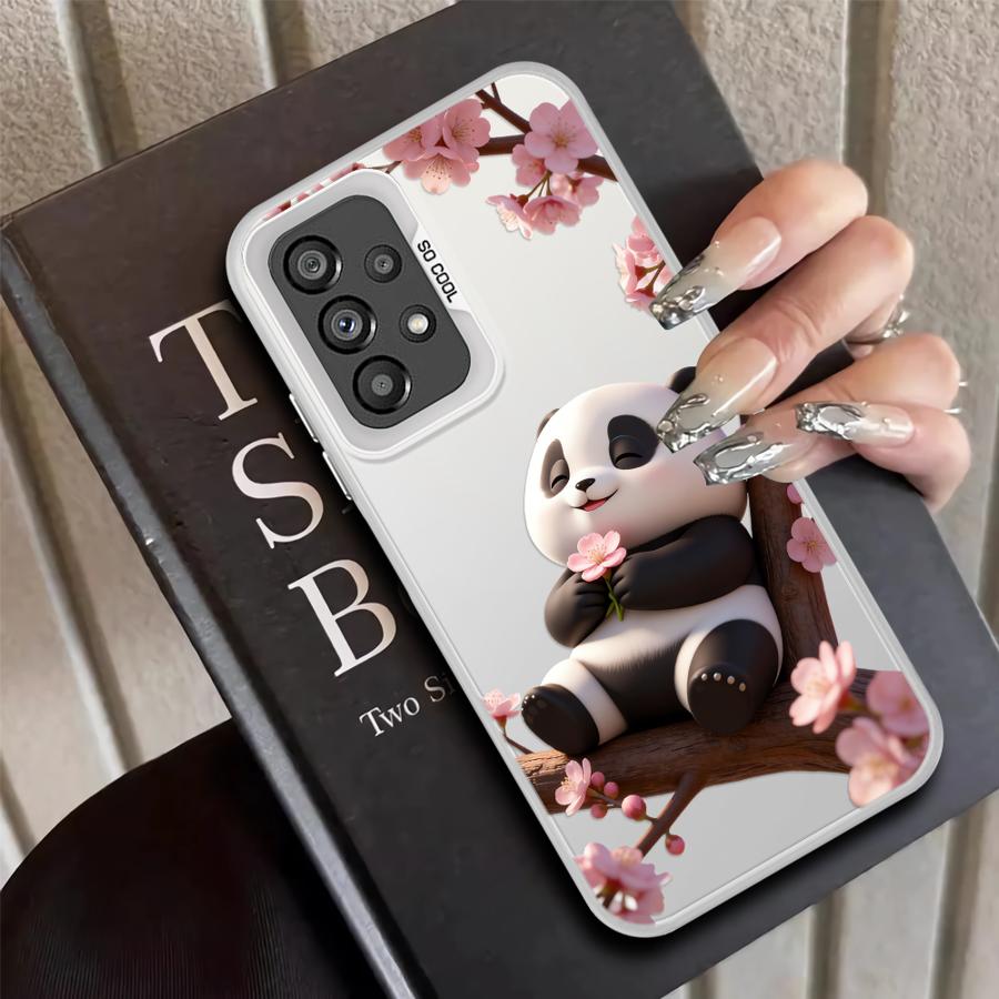 

Chubby Panda Case for Samsung Galaxy A10 A20 A50 A54 A56 A51 A52 A72 A03 A06 A07 A71 A04 A05 Back Phone Cover Galaxy A07 4G