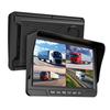 7-Inch truck monitoring driving recorder 1080P front and rear dual road pull-out camera 24V car