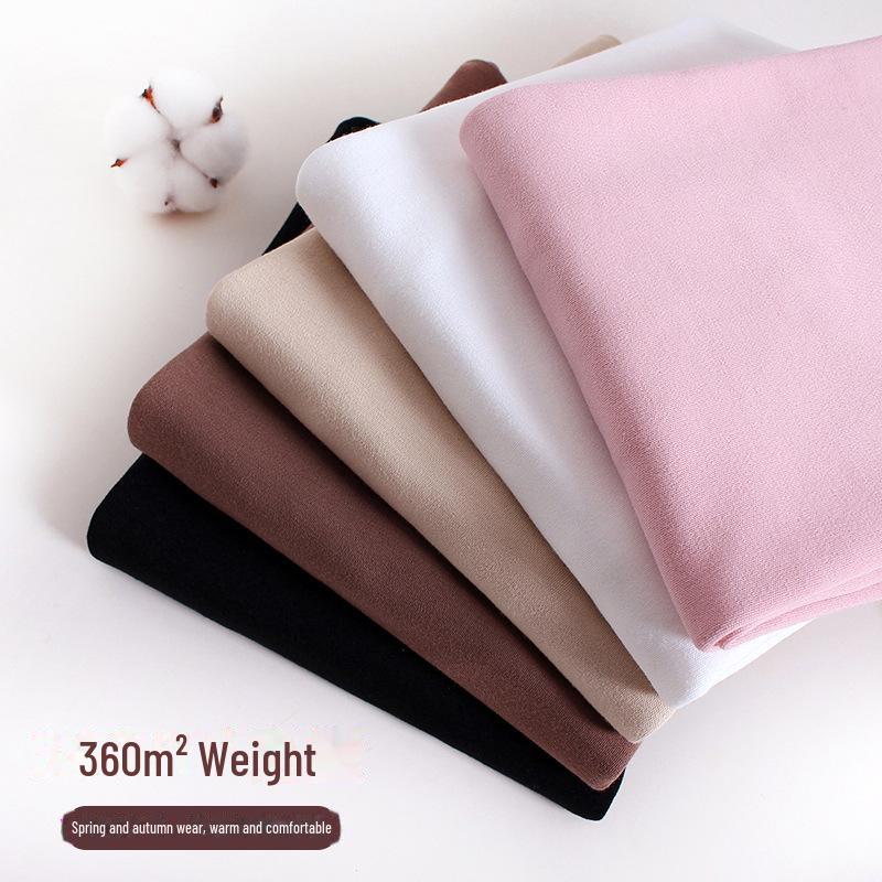 Girls' Long-Sleeve Ruffled T-Shirt with Half-High Collar - Black/White