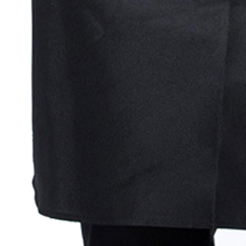 2pcs Chef Waist Apron Soft Moisture Absorbent Breathable Polyester Men"s Half Apron with Pockets