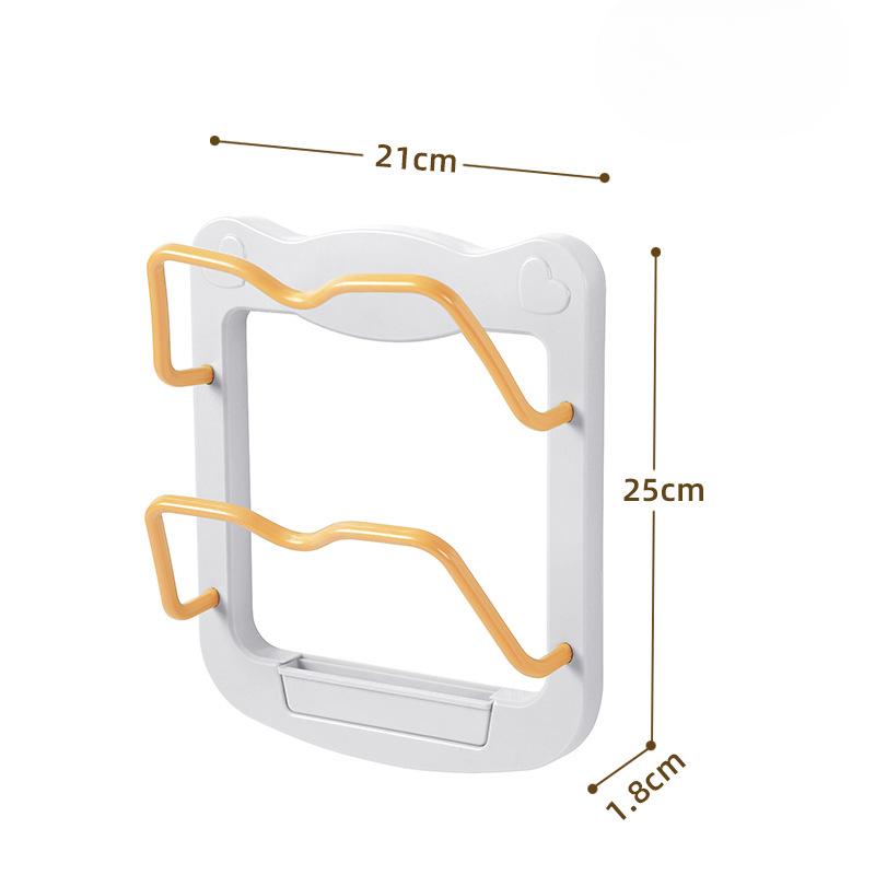 

Несверлящая кухонная полка для хранения Многофункциональная подставка для разделочных досок Подставка для лопаток pearl white