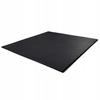 Rubber Floor Square For Gym 20 Mm Black Mat Under Equipment 100X100Cm