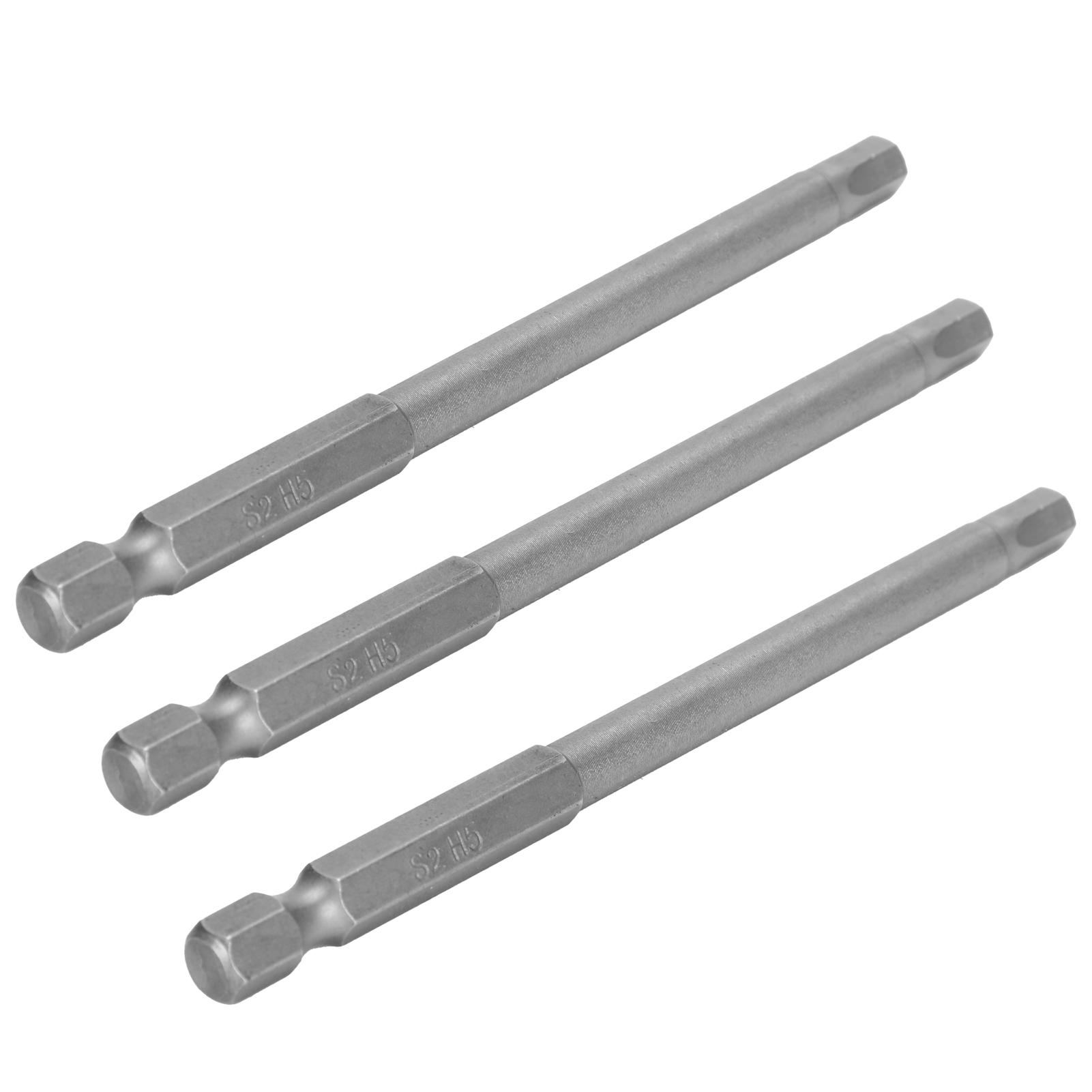 

10 шт. 5 мм Магнитные биты для отвертки Легированная сталь 1/4 дюйма Шестигранный хвостовик Биты Аксессуар