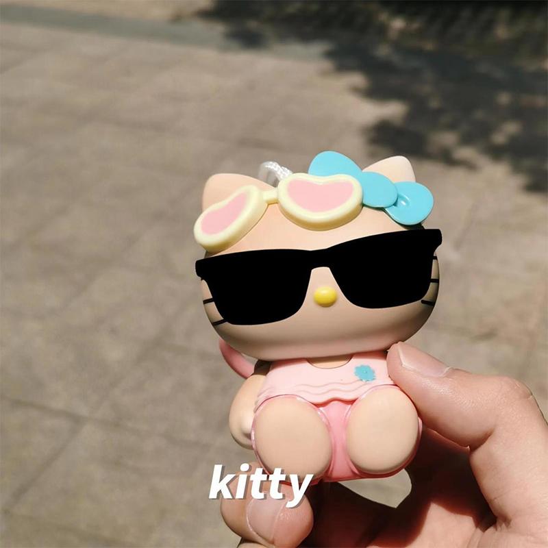 Sanrio Hello Kitty Doll Keychain Cartoon Kt Cat Plastic Pendant Bag Decoration Ornaments Toys Birthday Girl Gifts