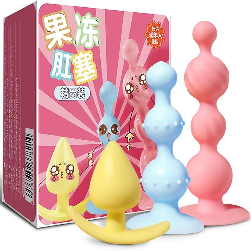 3PCS Butt Plug Masturbation Anals Plug Vaginal Plug For Different Size Erotic Anus Plug Adult Sex Toys Woman Men Anal Dilator 18