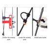 Bow String Nocking Points Pliers Set T Ruler Nocking Buckle Pliers Kit Archery Compound Pulley Bow Turning Kit