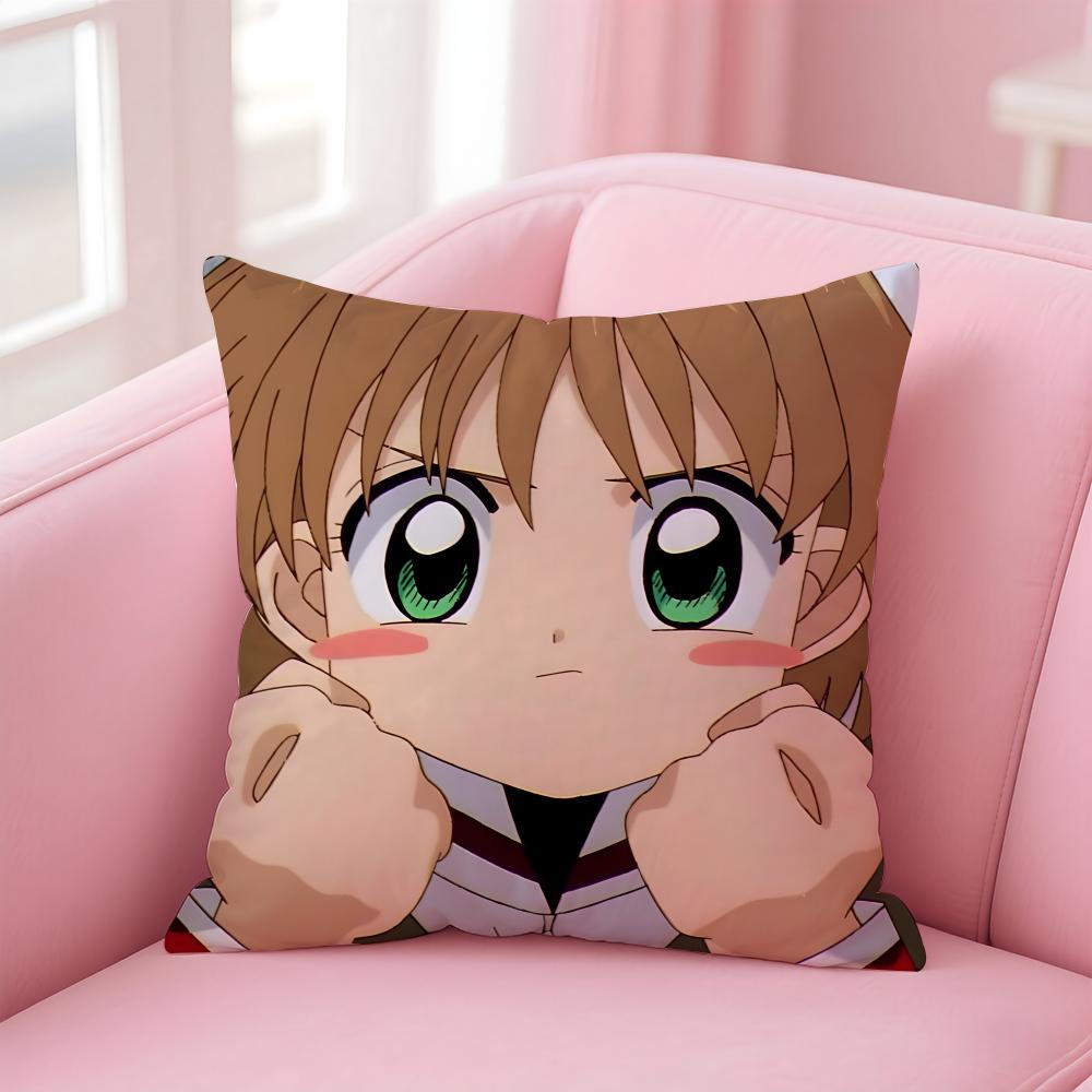 Cardcaptor Sakura Cushion Cover Comfortable Reversible Pillow Cover Ideal for Car Sofa Bedroom & Beyond
