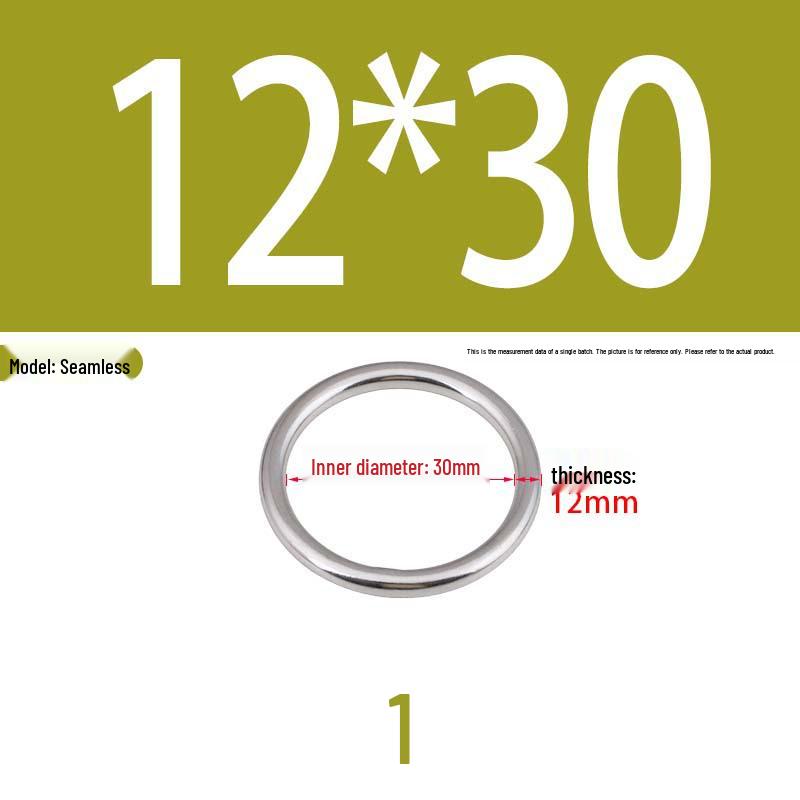 304 Stainless Steel Seamless O-Ring for Lifting and Hammock Yoga Connection