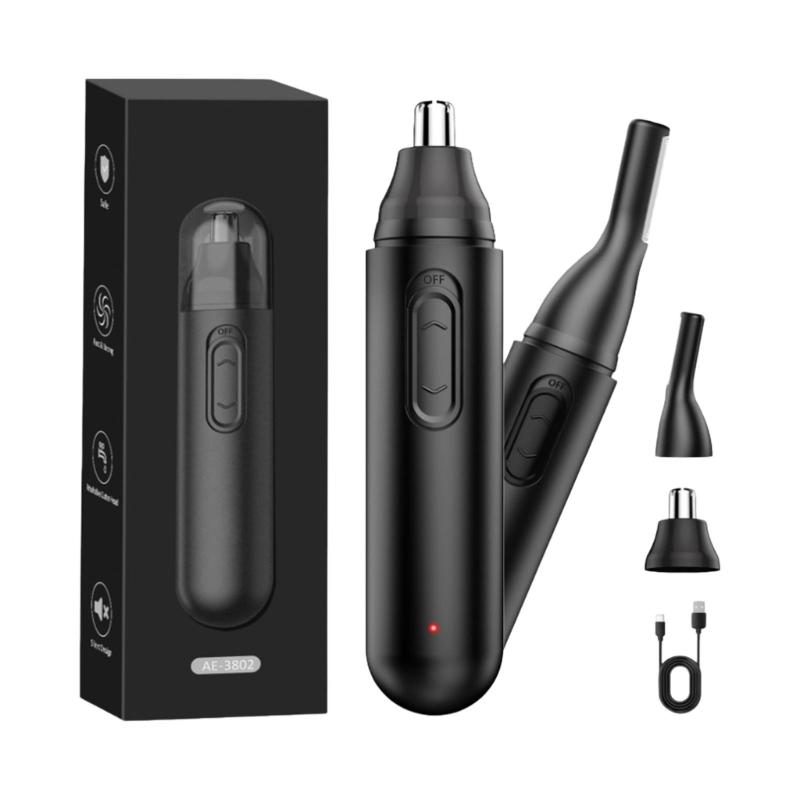 

Precise Electric Nose Hair Trimmer Featuring Safety Rounded Blades Waterproof Portable Grooming Tool 1