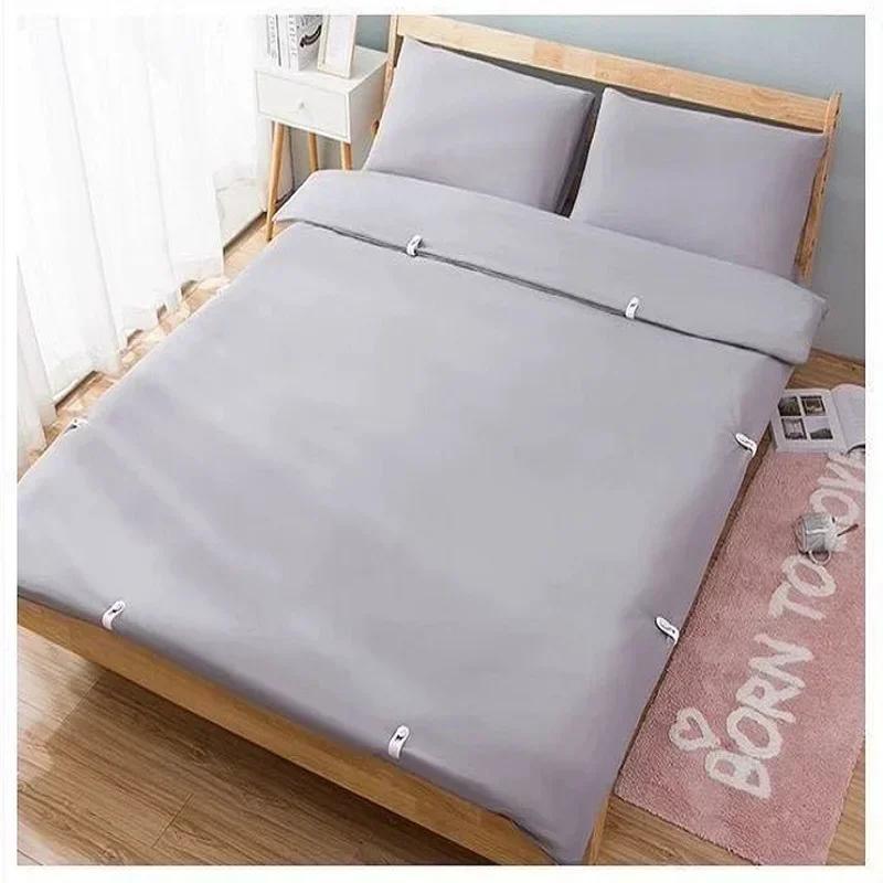6PCS Anti-slip and Needle-free Mattresses Quilt Holder Bed Accessories Quilt Cover Blanket Clip Tongs Anti-running Clothespin