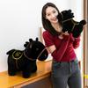 Neues Schwarzes Pferd Plüschtier Pony Puppe Stoffpuppe Tierkreiszeichen Jahr des Pferdes Maskottchen Heimschmuck