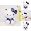 Kt Cat Plush Toy Gift For Kids With Soft Short Plush Filling For Bedtime Comfort