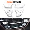 Dashboard Air Conditioning Control AC Buttons Switch Cover Repair Kit For BMW 5 6GT 7 Series G30 G31 G32 G11 G12 2017-2023