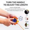 Portable Travel Clothesline Adjustable Laundry Rope Windproof Non Slip Clothes Drying Line for Camping Outdoor Indoor Use