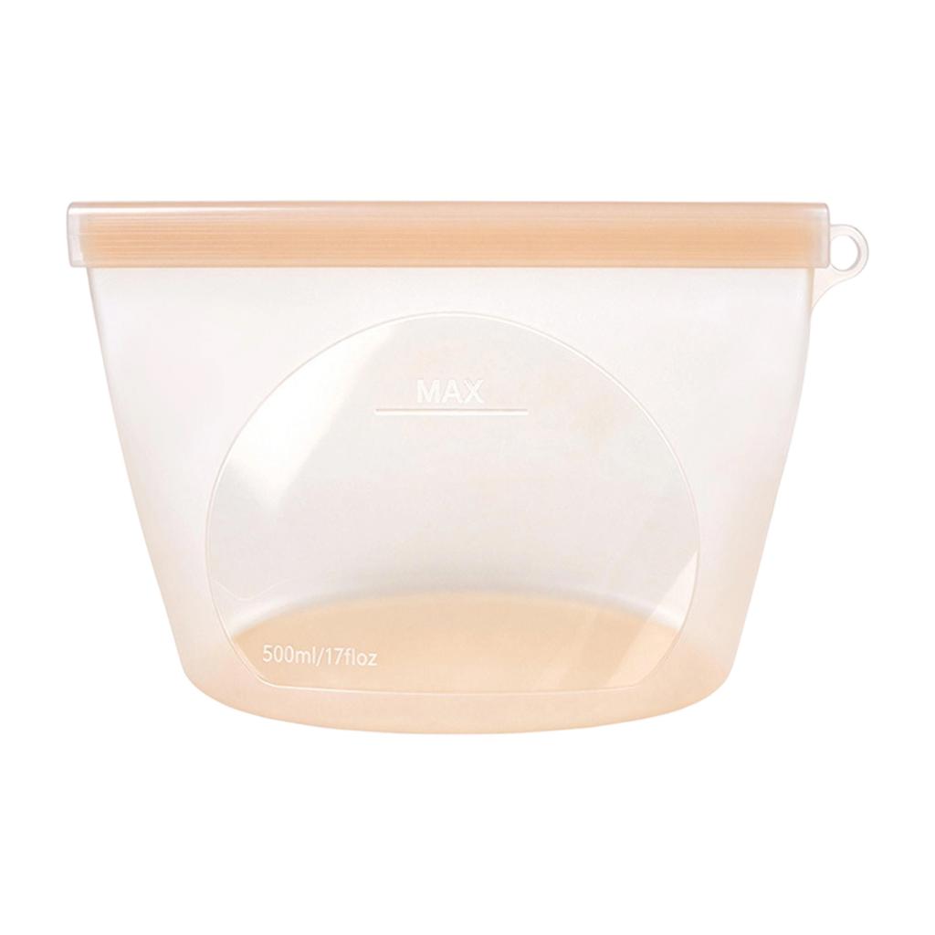 Reusable Silicone Food Storage Bags with Airtight Seal Leakproof Food Preservation Bags for Kitchen Freezer and Refrigerator Storage