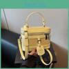 Single Texture Woven Shoulder Crossbody Bag Solid Color Handbag Women Fashion